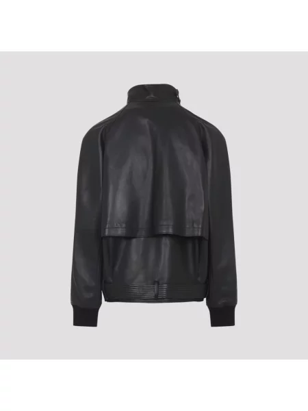 Kurtka skórzana Lanvin czarna