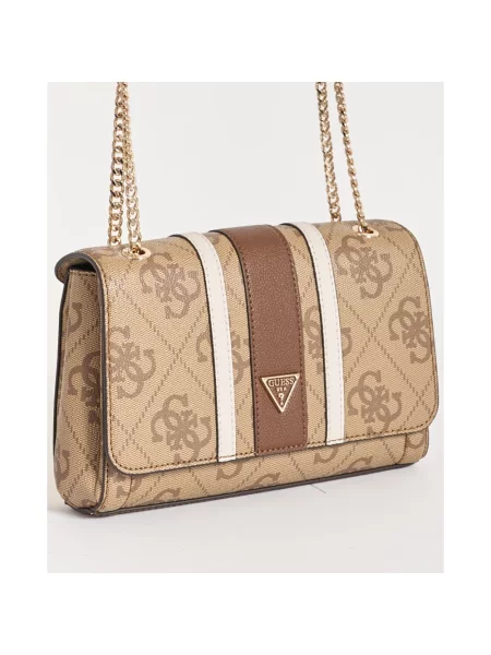 Guess torebka crossbody NOELLE brązowa
