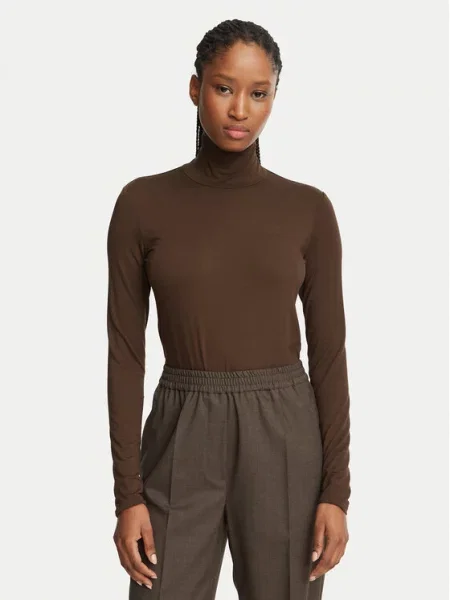 Tričko Weekend Max Mara hnědé