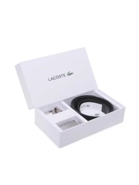 Pánský pásek Lacoste černý