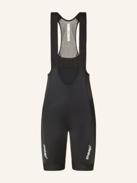 Maap Spodnie Rowerowe Training Z Szelkami I Wyściełanymi Wstawkami schwarz czarne