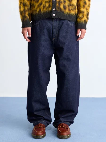 Carhartt WIP Džínsy Brandon tmavomodrá