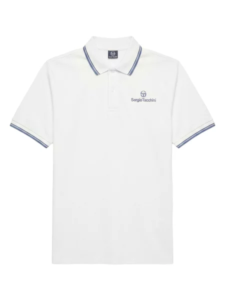 Sergio Tacchini Tricou Reed Co indigo alb