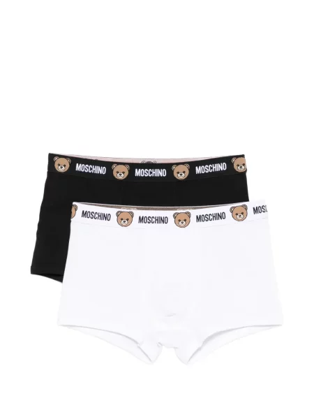 Mackó boxeralsó Moschino autogrammal fekete