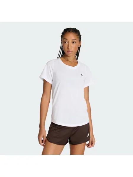 Tričko Workout Essentials Scoop Neck bílé