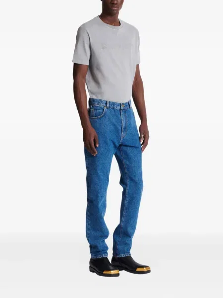 Blugi drepți Balmain albastru