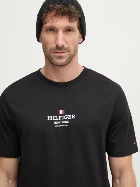 Kratka majica Tommy Hilfiger črna