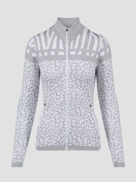 Lniana bluza sportowa Newland szara
