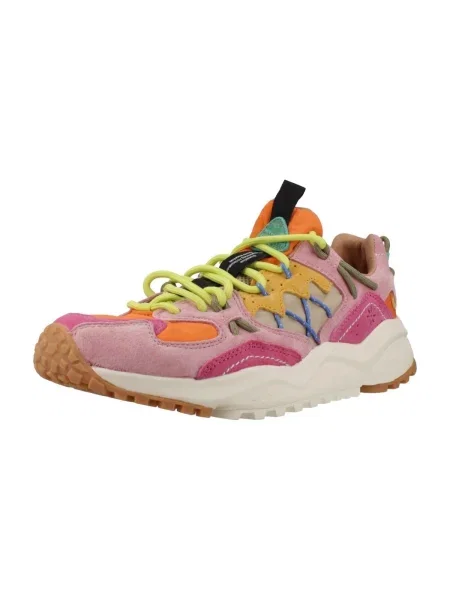 Pantofi Flower Mountain cu model floral roz