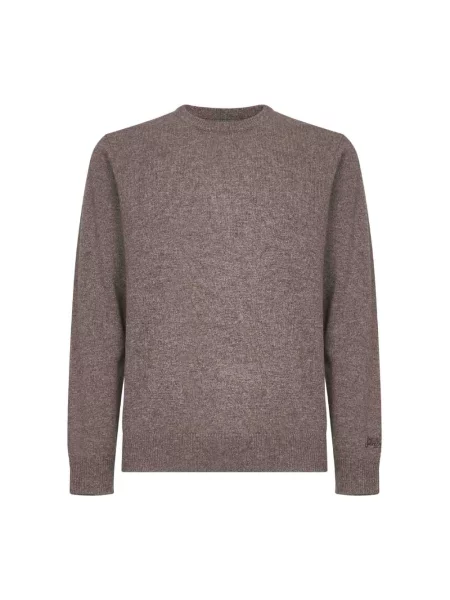 Sweter Mc2 Saint Barth brązowy