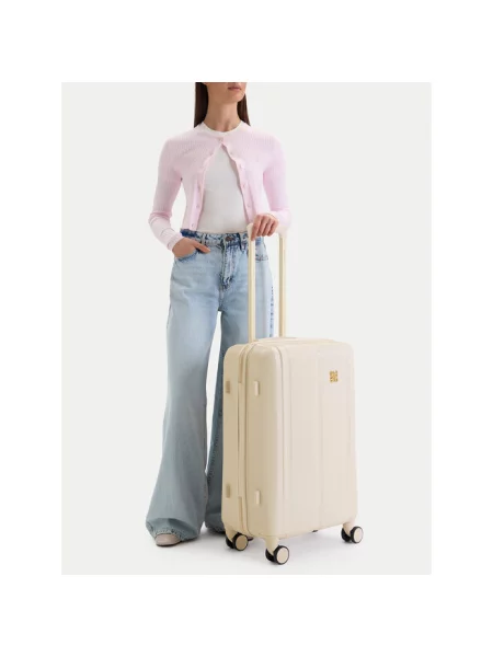 Walizka średnia Nine West różowa