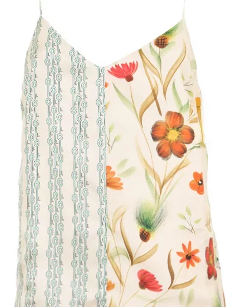 Top La Prestic Ouiston s cvjetnim printom s printom