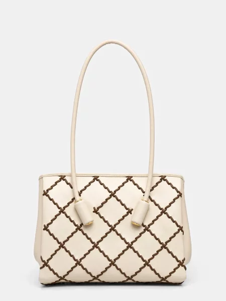 Geantă Themoirè bej