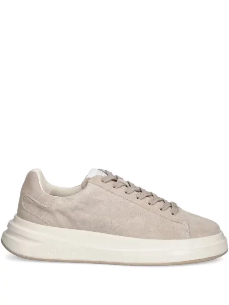 Sneakerși Guess din piele de căprioară