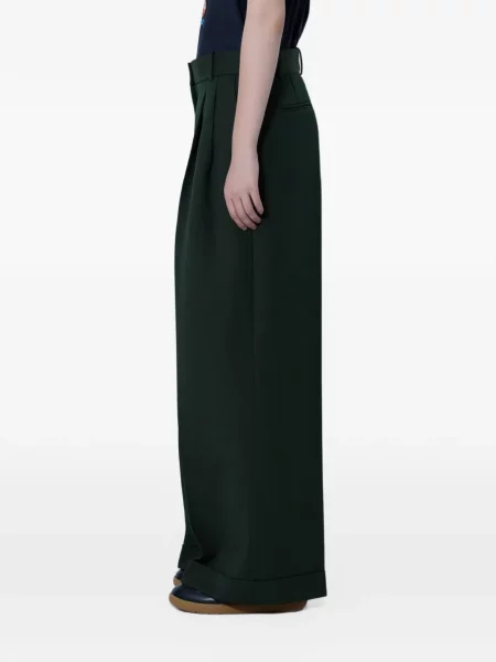 Pantaloni Ganni verde