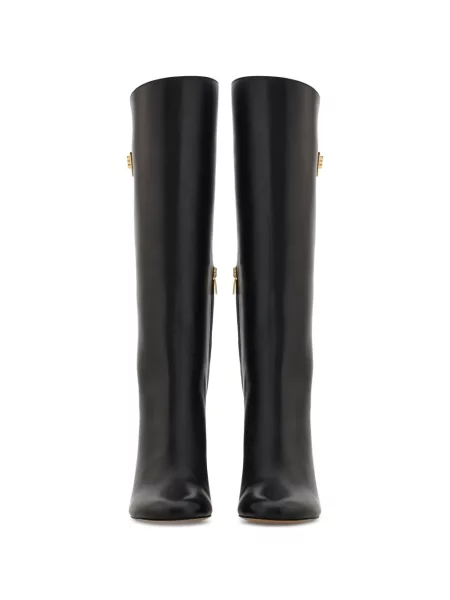 Botine Ferragamo cu cataramă negru