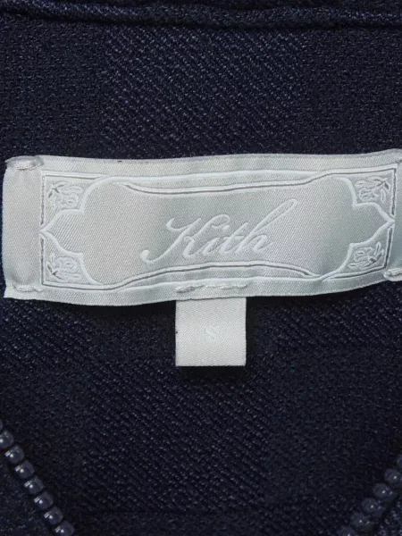 Hanorac cu fermoar Kith albastru