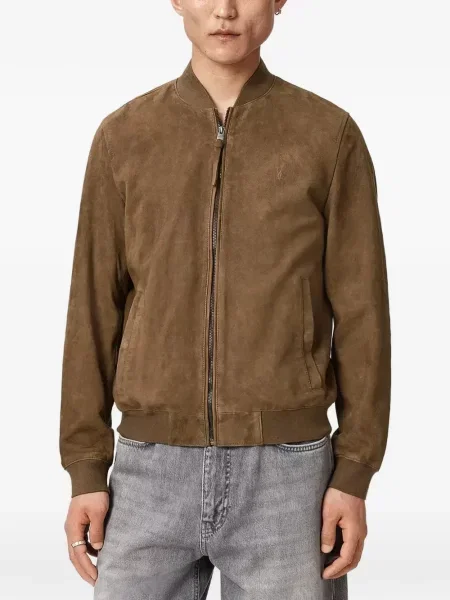 Geacă bomber Allsaints maro