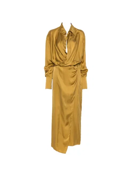 Lung rochie maxi The Andamane galben
