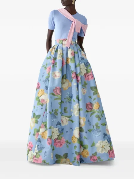 Top Carolina Herrera albastru