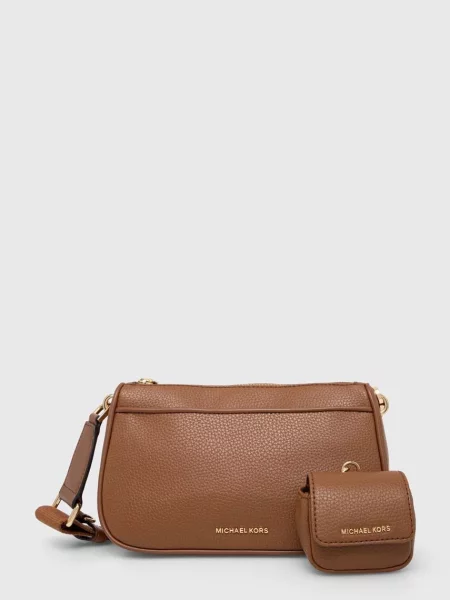 Geanta de piele Michael Michael Kors din piele maro