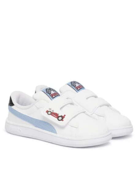 Superge Puma Puma Smash Racing Crew V 01 bela