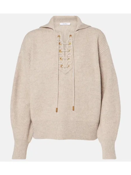 Pulover Max Mara de lână bej