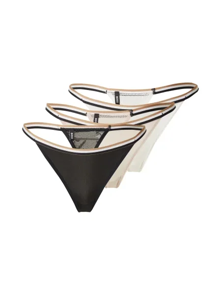 BOSS Tangice bež / pesek / črna bela