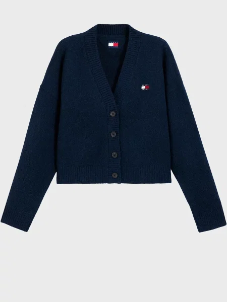 Пухнастий кардиган Tommy Jeans синій