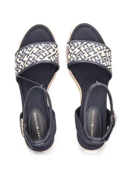 Sandale Tommy Hilfiger cu pană albastru
