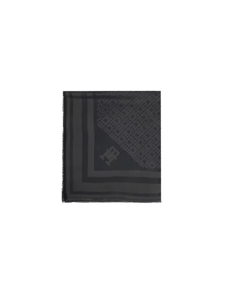 Šal Tommy Hilfiger črna