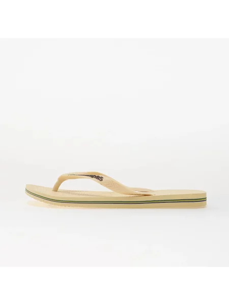 Pantofi Havaianas cu autograf bej