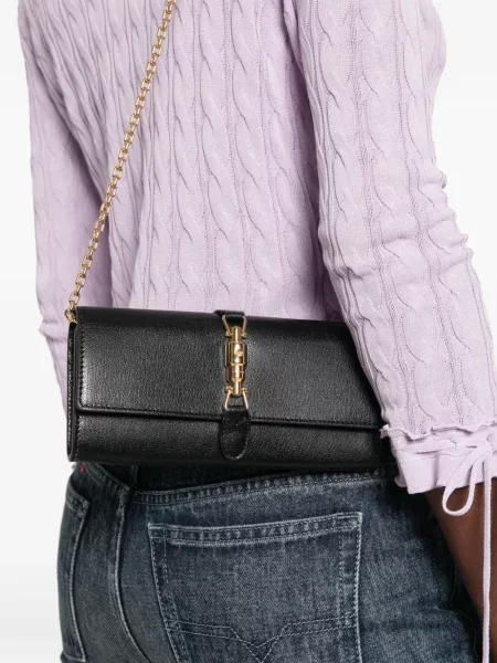 Colier Gucci din piele negru