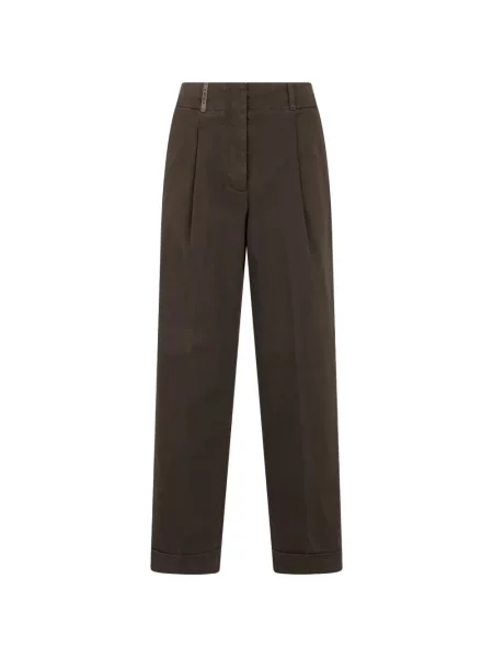 Pantaloni Peserico maro
