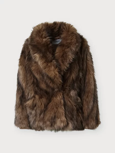 TOPSHOP Téli dzseki TINE / sötét barna