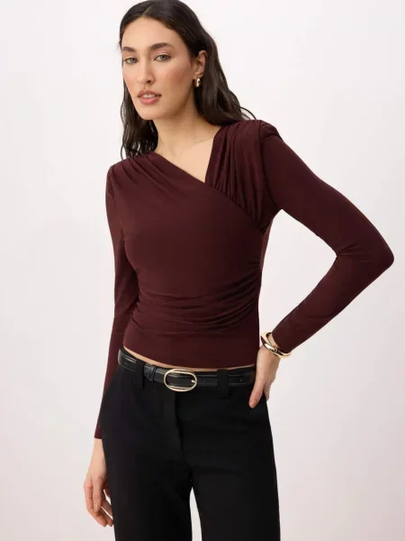 Trendyol Tricou castaniu