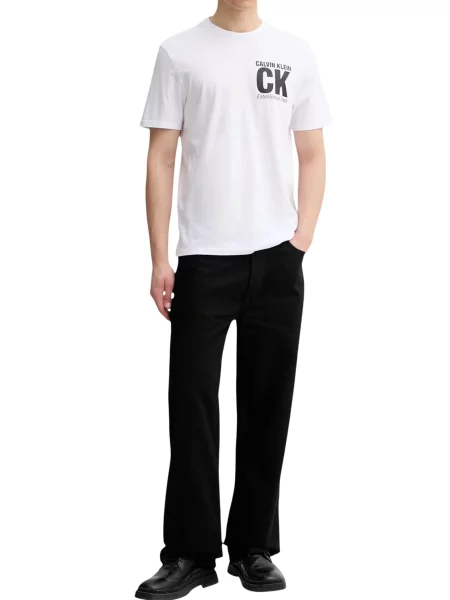 Calvin Klein Tricou / alb negru