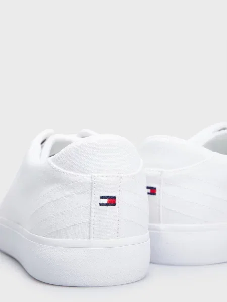 Кеди Tommy Hilfiger з канвасу білі