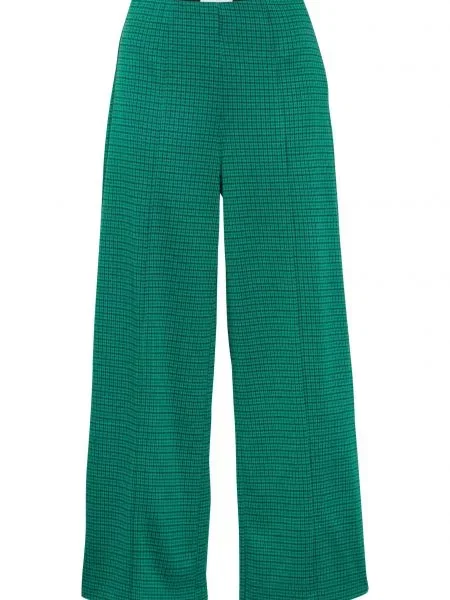 ICHI Pantaloni KATE turcoaz