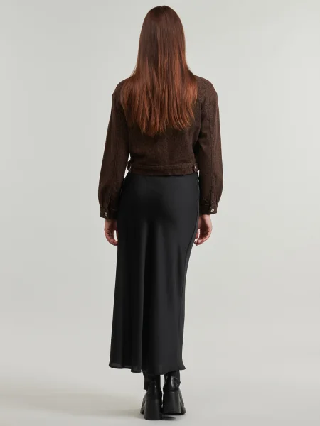 Geacă Only cu imprimeu animal print maro