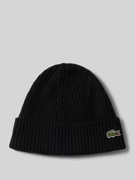 Czapka Lacoste chunky czarna