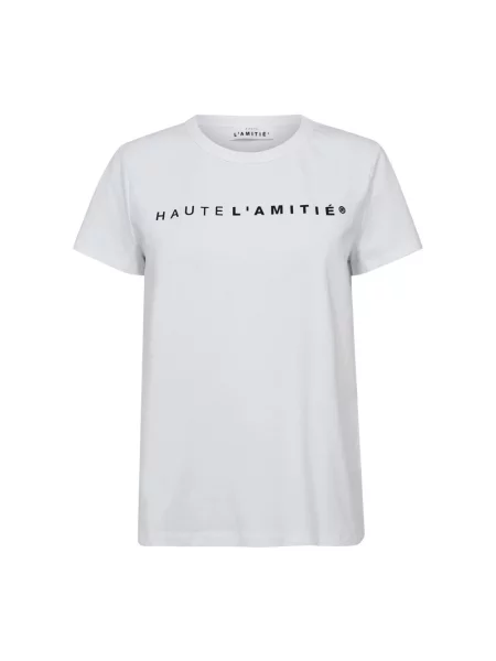 Koszulka Haute L'amitié z logo biała