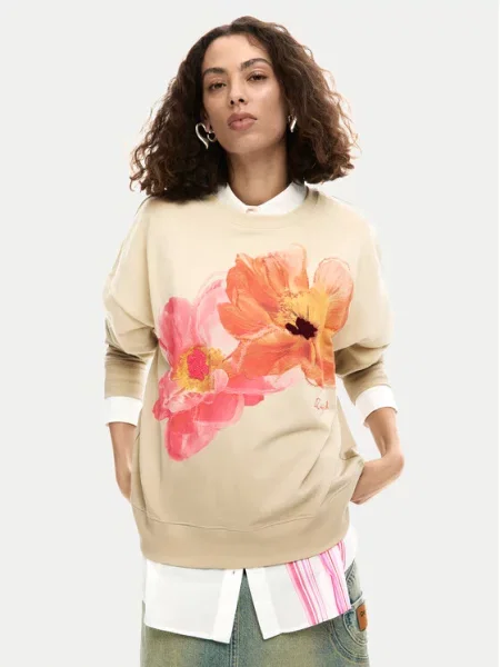 Desigual Світшот Noah бежевий