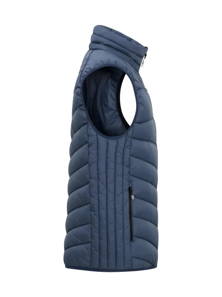 Clique Idaho Vest — lekka ocieplana kamizelka z z recyklingu – Fog niebieska