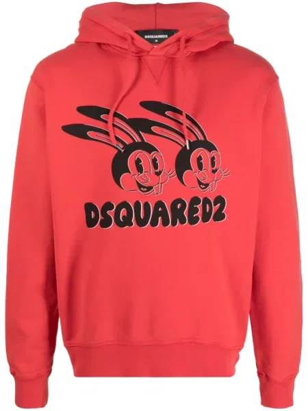 Hanorac cu glugă Dsquared2 cu imagine