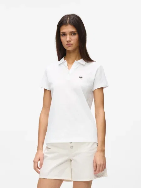 Karl Lagerfeld Tricou bej / negru alb