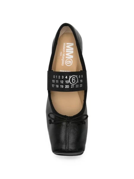 Balerinki dziecięce Mm6 Maison Margiela czarne