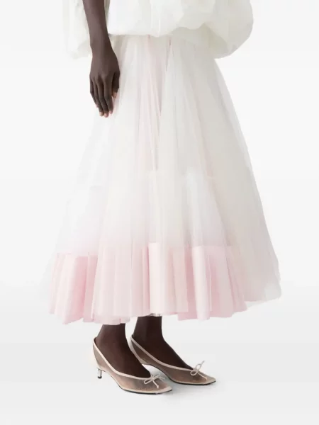 Fustă Jacquemus alb