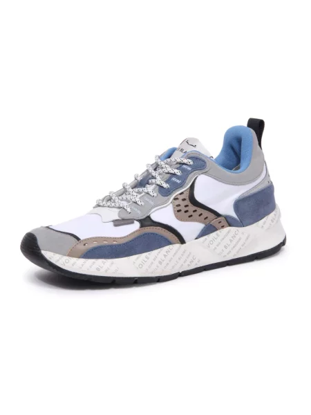 Sneakersy Voile Blanche zamszowe białe