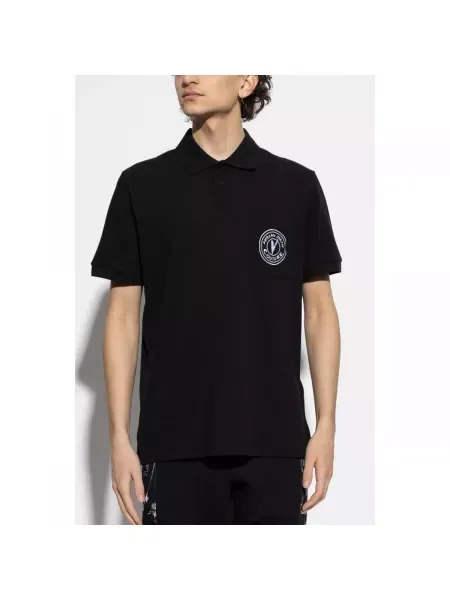 Versace Jeans Couture Tenisz póló fekete